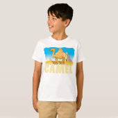 T-shirt Chameau amical d'enfant (Devant entier)