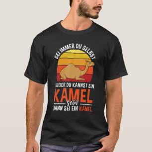 T-shirt Chameau animal du désert Camel animal égyptien Cam