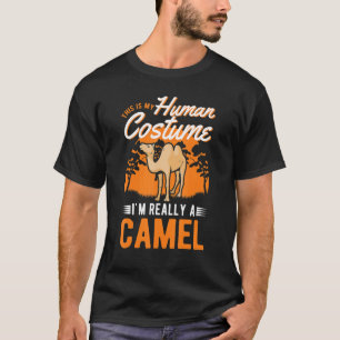 T-shirt Chameau Costume humain Halloween Camel