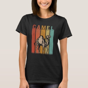 T-shirt Chameau détendu Hommes Femmes Kid Cute Camel Retro