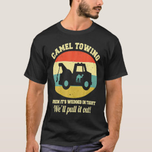 T-shirt Chameau Towing Retro Adulte Humour Dit