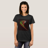 T-shirt Chameleon Art Abstrait (Devant entier)