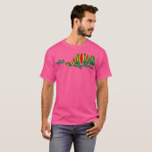 T-shirt Chameleon coloré (Devant entier)