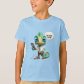 T-shirt Chameleon dans une Cravate (Devant)