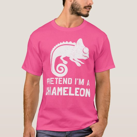 T-shirt Chameleon Halloween Funny (Devant)
