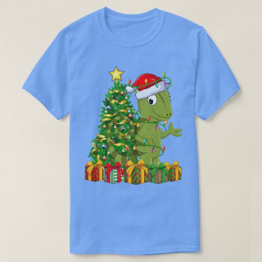 T-shirt Chameleon Lighting Xmas Tree Matching Chameleon Ch (Design devant)