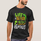 T-shirt Chameleon Lizard Iguana Reptiles Terrarium (Devant)