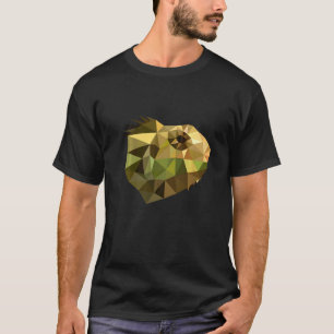 T-shirt Chameleon Lizard Polygon Art Terrarium