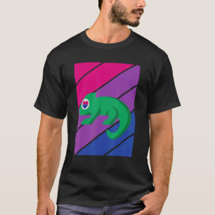 T-shirt Chameleon Pride Bisexual Drapeau Lgbtq Fier Ally P