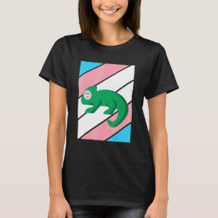 T-shirt Chameleon Pride Transgenre Drapeau LGBT Fière Ally