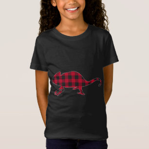 T-Shirt Chameleon rouge Plaid Fame de Buffalo
