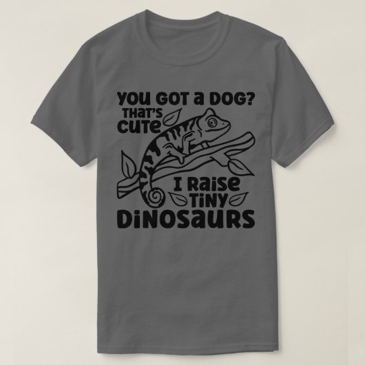 T-shirt Chameleon Tiny Dinosaur Chameleons (Design devant)