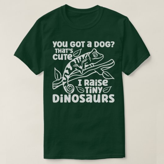 T-shirt Chameleon Tiny Dinosaur Chameleons 1 (Design devant)