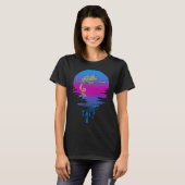 T-shirt Chameleon vintage Retro (Devant entier)