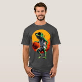 T-shirt Chameleons de basket (Devant entier)