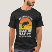 T-shirt Chameleons Me Rendre Joyeux Chameleon Clothes Cham (Devant)