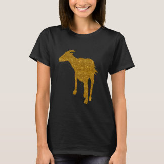 T-shirt Chamois Pour Femmes Fille Chèvre Antelope Animal
