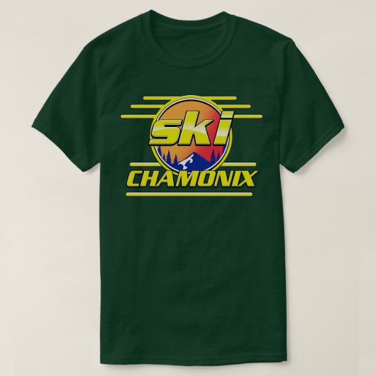 T-shirt Chamonix 80s (Design devant)