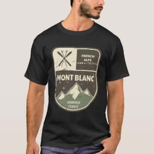 T-shirt Chamonix France Mont Blanc