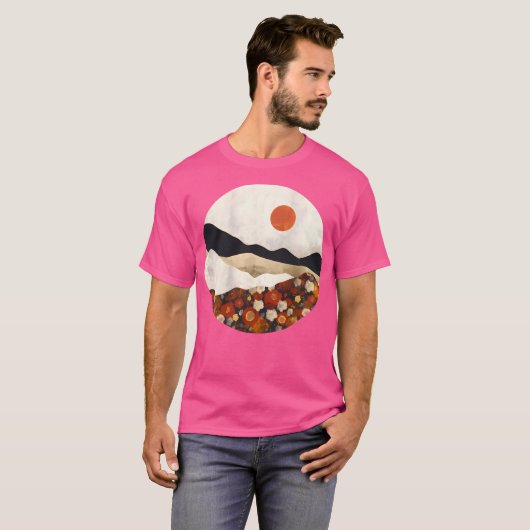 T-shirt Champ Automne (Devant entier)