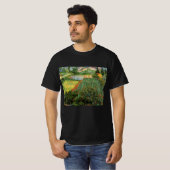 T-shirt Champ avec des pavots par Vincent van Gogh (Devant entier)