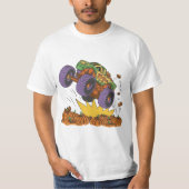 T-shirt Champ Citrouille de camion Monster (Devant)