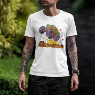 T-shirt Champ Citrouille de camion Monster