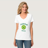 T-shirt Champ de basket-ball (Devant entier)