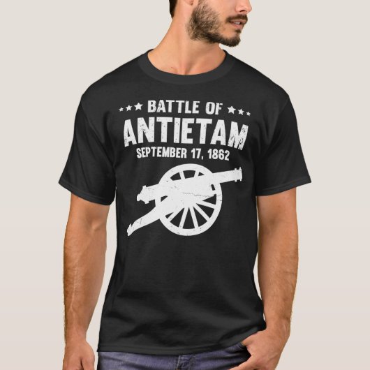 T-shirt Champ de bataille de la guerre civile d'Antietam (Devant)
