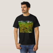 T-shirt Champ de blé à Auvers par Vincent van Gogh (Devant entier)
