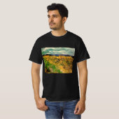 T-shirt Champ de blé aux bleuets par Vincent van Gogh (Devant entier)