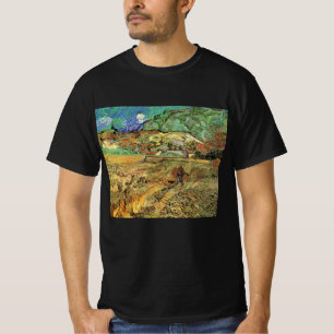 T-shirt Champ de blé fermé w Paysan par Vincent van Gogh