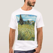 T-shirt Champ de blé vert Vincent van Gogh (Devant)