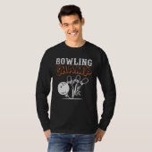 T-shirt Champ de Bowling Retro cool pour hommes (Devant entier)