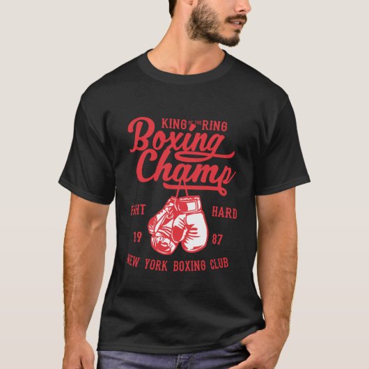T-shirt Champ de boxe. (Devant)