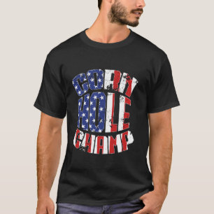 T-shirt Champ de Corn Hole Rétro Sac de Sable Bean Lancer