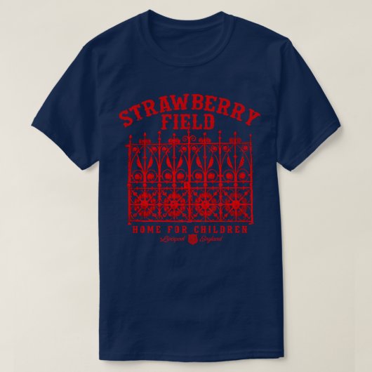 T-shirt Champ de fraises (Design devant)