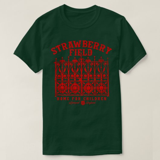 T-shirt Champ de fraises (Design devant)