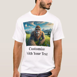T-shirt Champ de jeu Bigfoot souriant