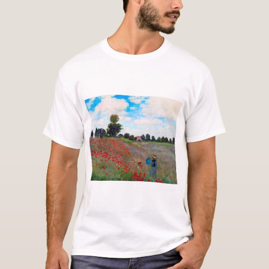T-shirt Champ de pavot, Monet (Devant)
