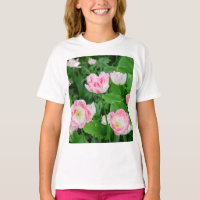 Champ de tulipes roses