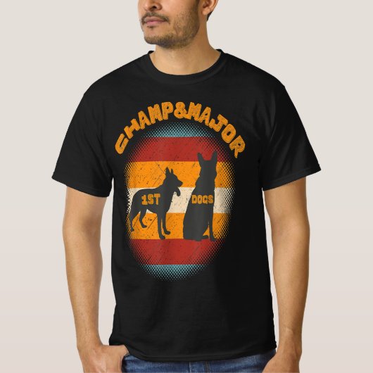 T-shirt Champ et le major oncle Joe Inauguration (Devant)