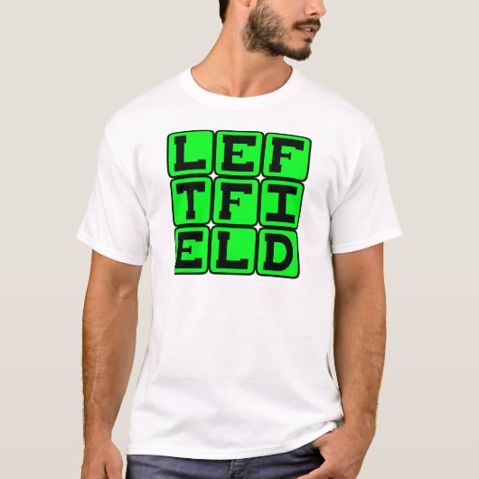 T-shirt Champ gauche, position de baseball (Devant)