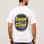 T-SHIRT CHAMP QUANTIQUE D'AVERTISSEMENT DJ (Dos)