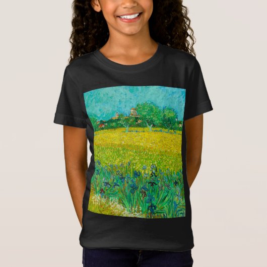 T-Shirt Champ Van Gogh avec Irises près d'Arles (Devant)