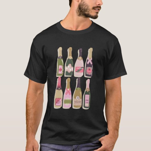 T-shirt Champagne Bottles New Year Eves 2022 Py (Devant)