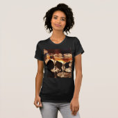 T-shirt Champagne glass goltoast (Devant entier)