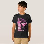 T-shirt Champagne Swea Martini Coquette Happy New Year Par (Devant entier)