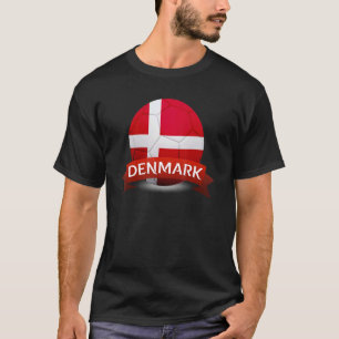 T-shirt Champi du Danemark Équipe du monde de football