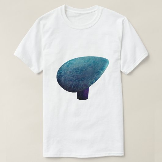 T-shirt Champignon Alien Éclatant (Design devant)